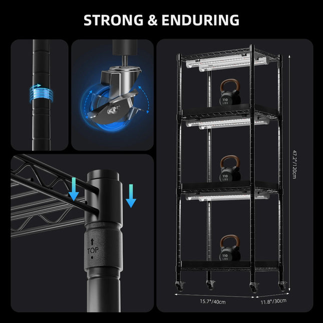 Anzucht- & Pflanzenregal 3 Etagen Kombi / Größe S - organic-design.com