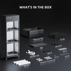 "Spider Farmer Anzuchtregal Einzelteile und kompletter Lieferumfang"