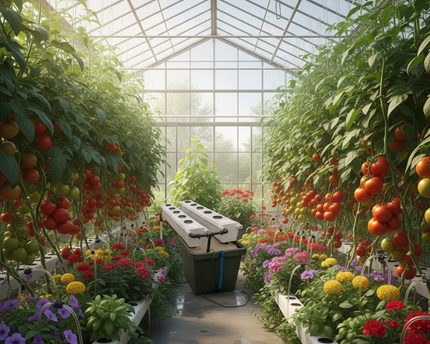 T.A. GrowStream10 V2 aeroponisches System für 10 Pflanzen mit Sprühdüsen und Nährstofftank