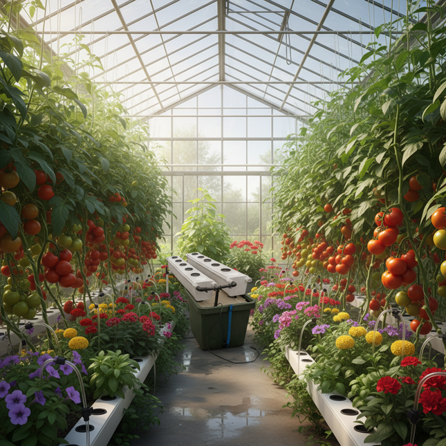 T.A. GrowStream10 V2 aeroponisches System für 10 Pflanzen mit Sprühdüsen und Nährstofftank